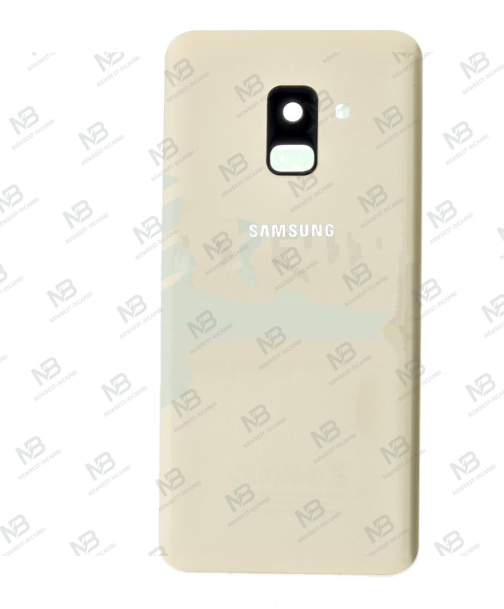 samsung  galaxy A8 plus 2018 A730F back cover gold