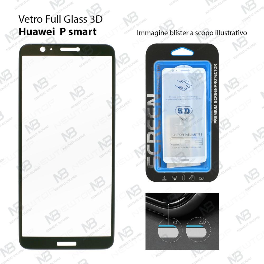 FULL GLASS 3D HUAWEI P SMART NERO