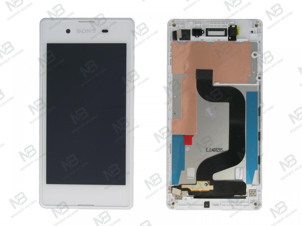 sony xperia e3 d2203 touch+lcd+frame white