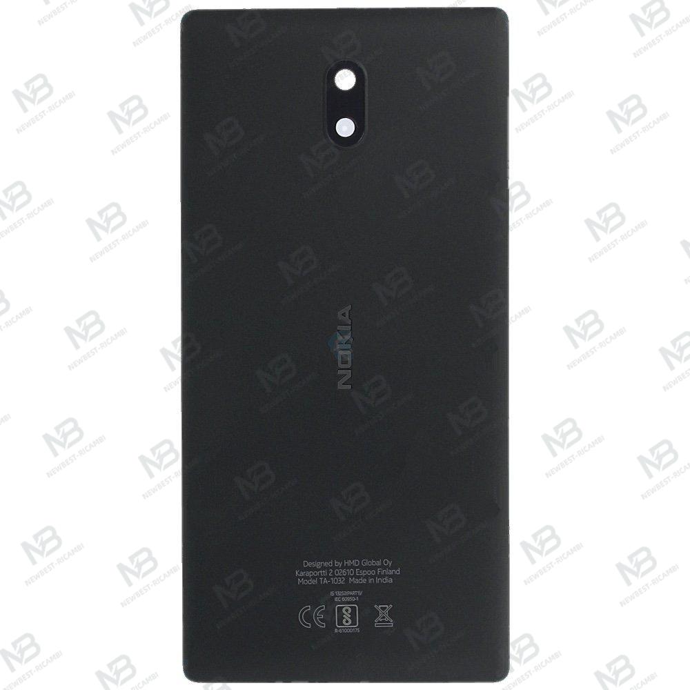 nokia 3 back cover black