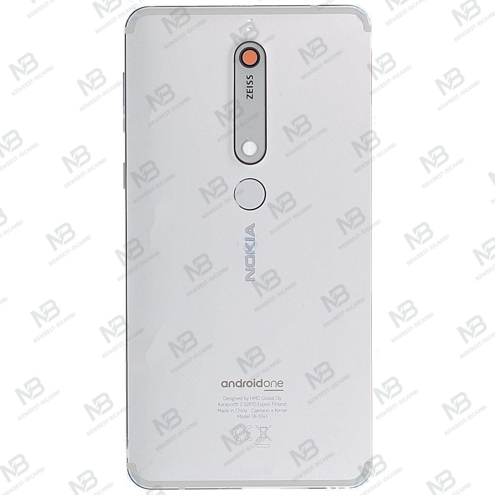 nokia 6.1 back cover silver