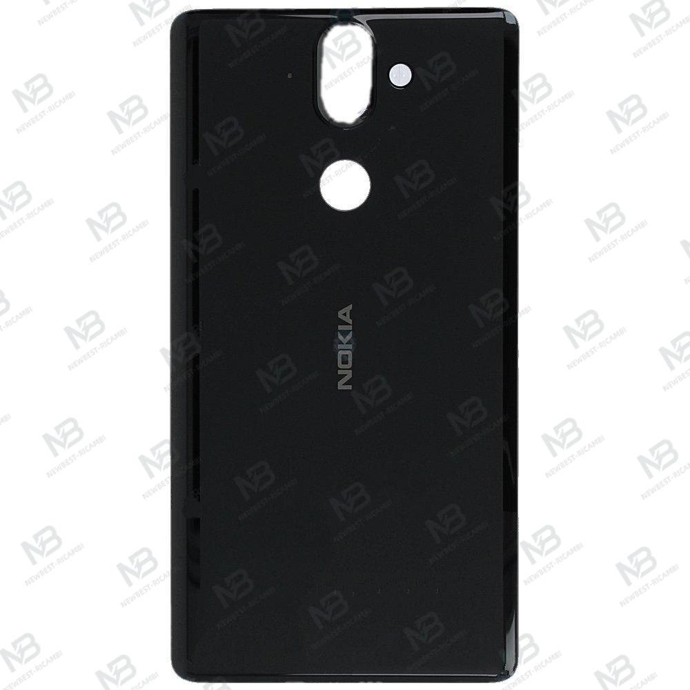 nokia 8 sirocco back cover black