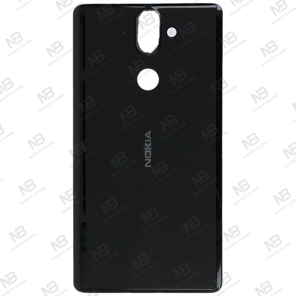 nokia 8 sirocco back cover black