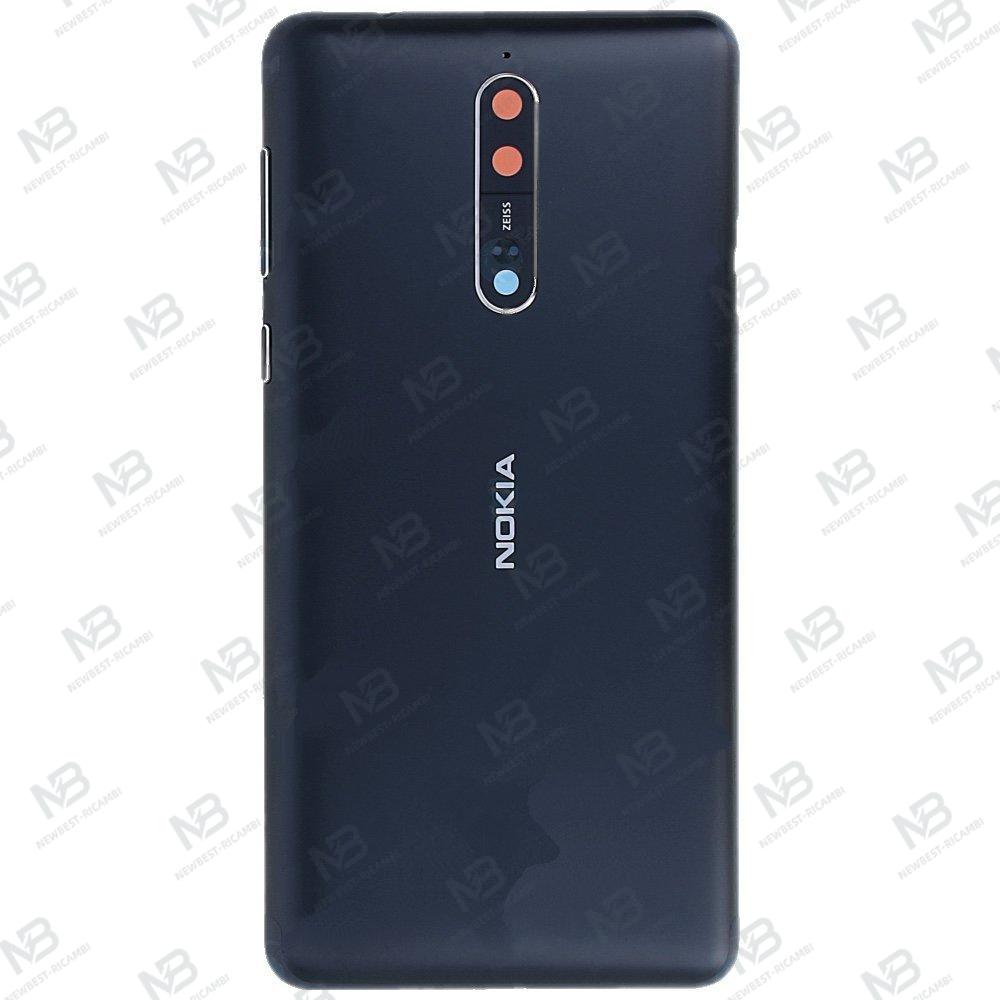 nokia 8 back cover blue