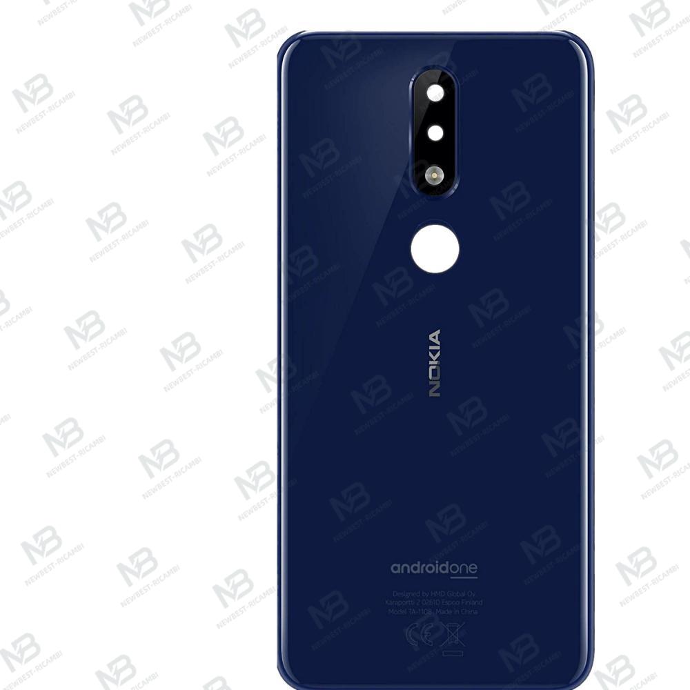 nokia 5.1 plus back cover blue original