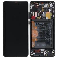 Huawei P30 Pro Touch + Lcd + Frame Battery Full Black Service Pack