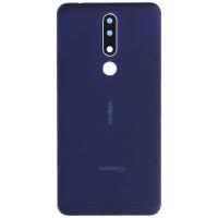 nokia 3.1 plus 2019 back cover blue original