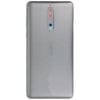 nokia 8 back cover silver