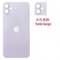 iphone 11 back cover glass camera hole large violet