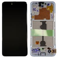 Samsung Galaxy A90 5G A908f Touch + Lcd + Frame White Service Pack