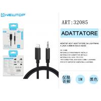 NEWTOP AD17 ADATTATORE DA LIGHTNING A JACK 3.5MM M SOLO AUDIO