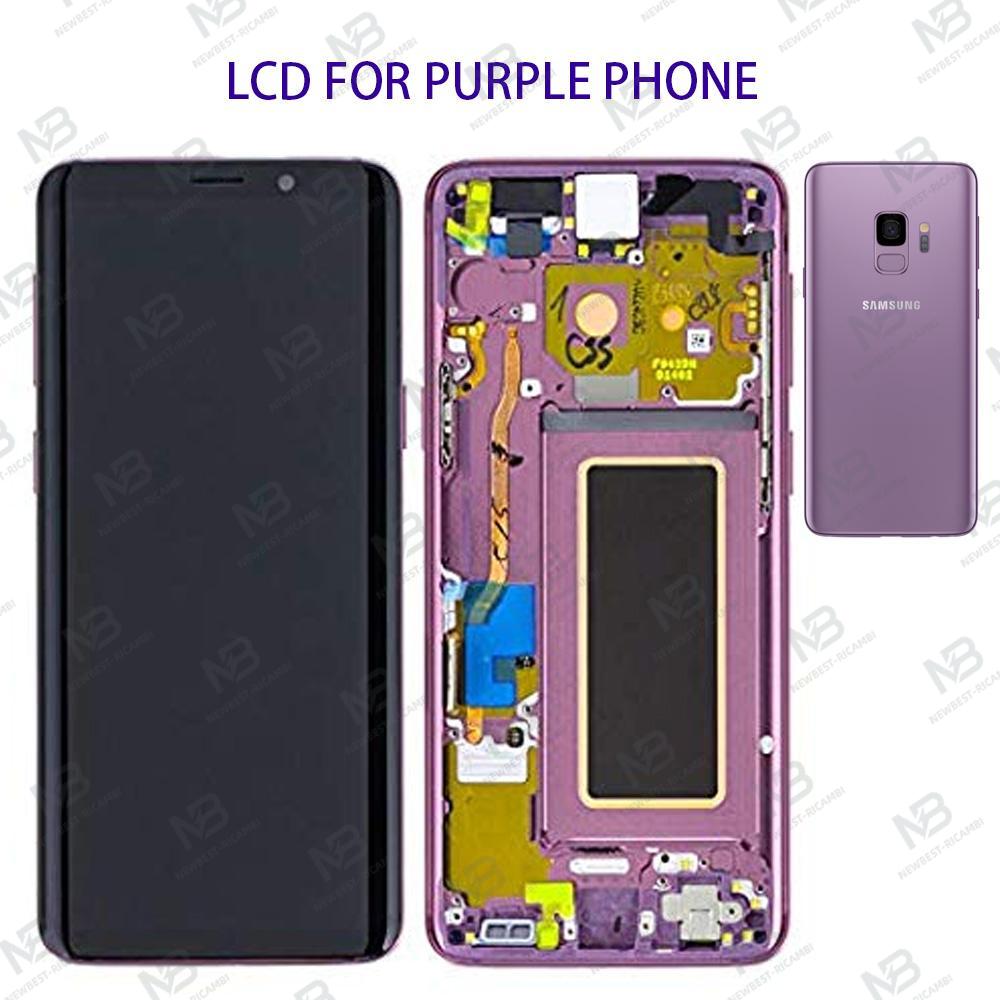 Samsung G960f Galaxy S9 Touch + Lcd + Frame Purple Service Pack