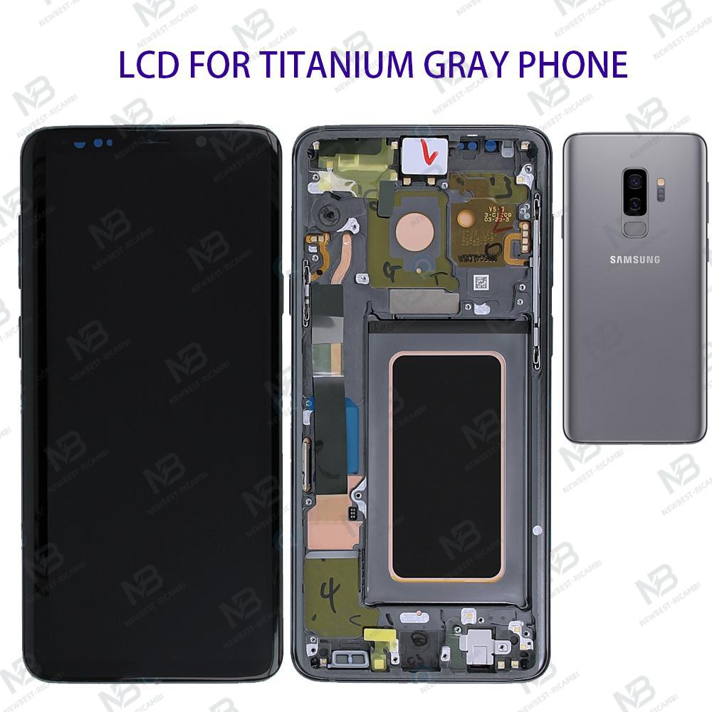 Samsung Galaxy S9 Plus G965f Touch+Lcd+Frame Grey Service Pack