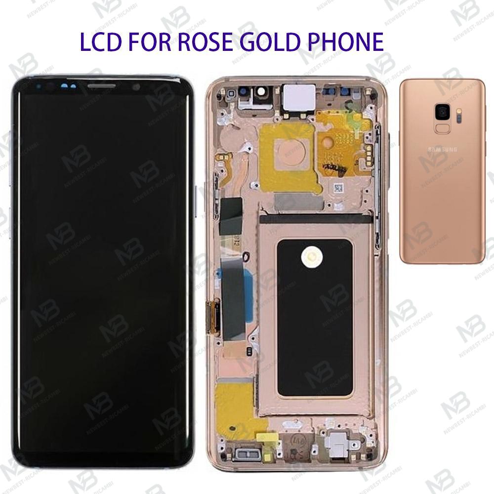 Samsung G960f Galaxy S9 Touch + Lcd + Frame Pink Gold Service Pack