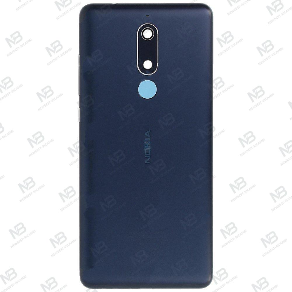 nokia 5.1 back cover blue