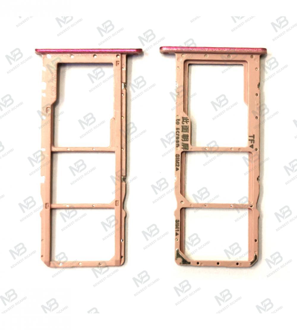 huawei y6s / y6 y7 2019 sim tray pink