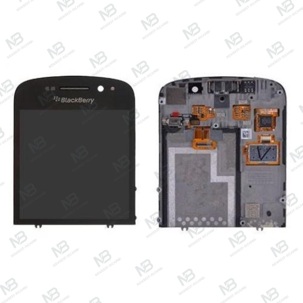 Blackberry Q10 Touch + Lcd + Frame Black