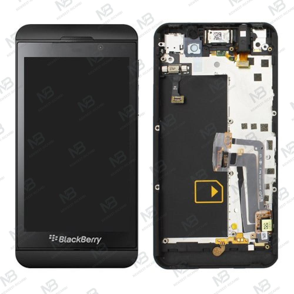 Blackberry Z10 4g Touch + Lcd + Frame Black