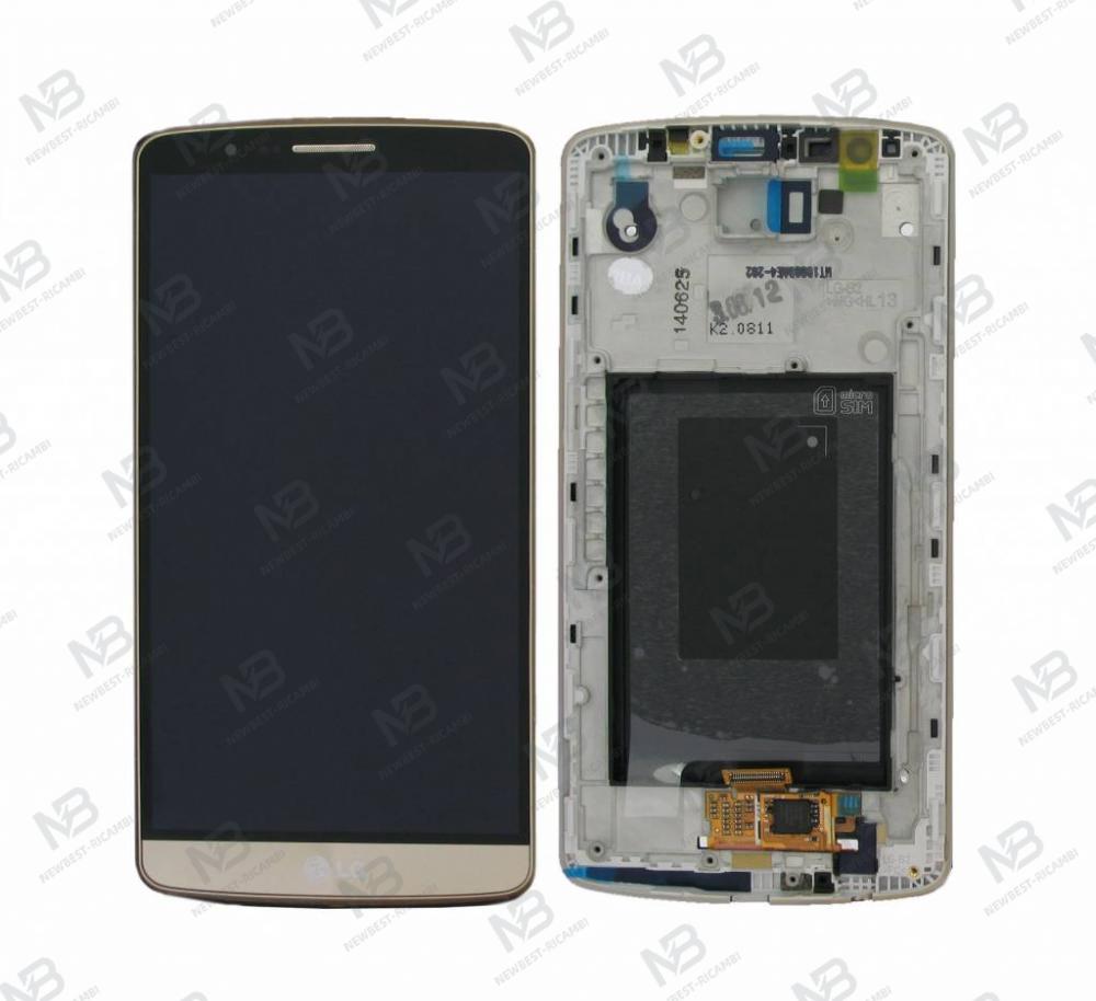 LG G3 D855 Touch + Lcd + Frame Gold