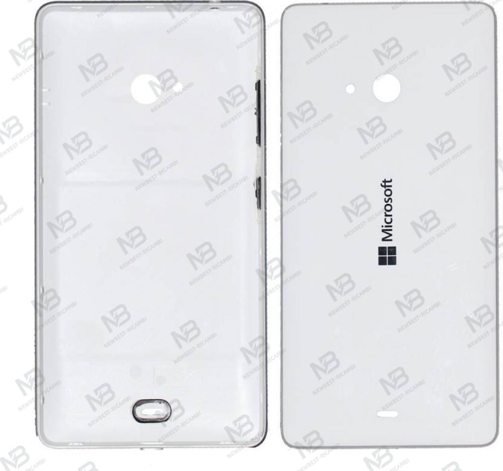 nokia lumia 540 back cover white