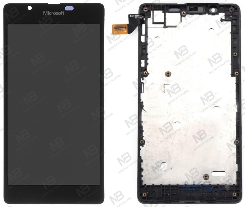 nokia lumia 540 touch+lcd+frame black