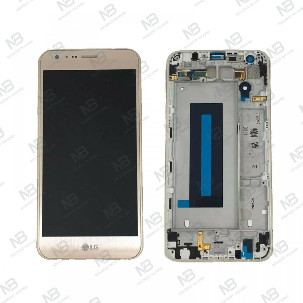 lg x cam k580 touch+lcd+frame mono sim gold