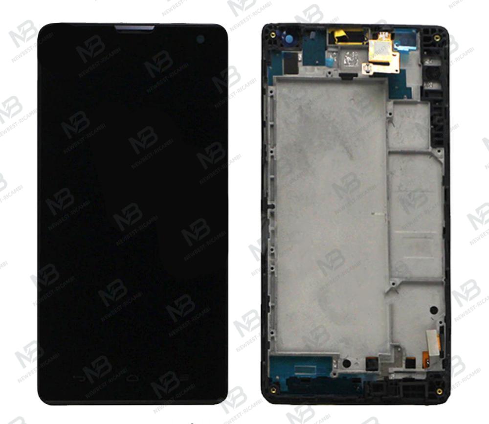 huawei ascend g740 honor 3c touch+lcd+frame black