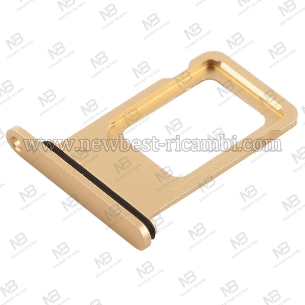 iPhone XR sim tray gold