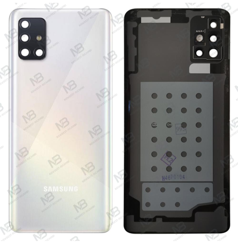 samsung galaxy a51 a515f back cover+camera glass white original