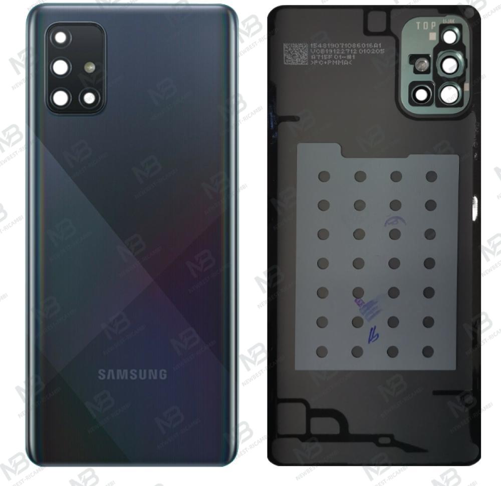 samsung galaxy a71 a715f back cover+camera glass black original