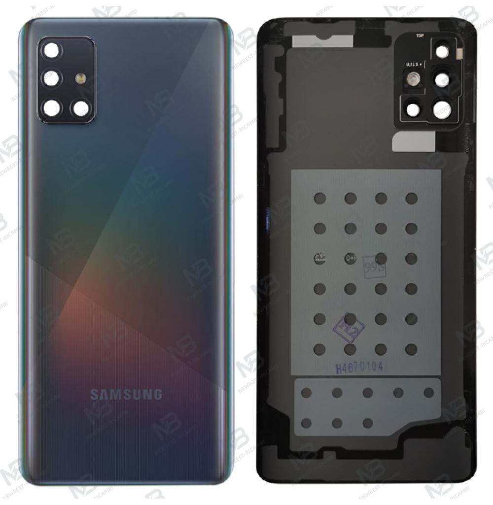 samsung galaxy a51 a515f back cover+camera glass black original