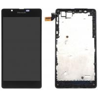 nokia lumia 540 touch+lcd+frame black