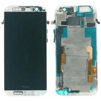 Htc One M8 Touch + Lcd + Frame White