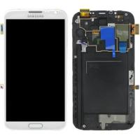 samsung galaxy note 2 n7100 touch+lcd+frame white original Service Pack