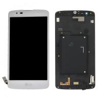 Lg K8 K350 Touch+Lcd+Frame White Original