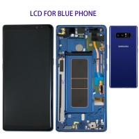 samsung galaxy note 8 n950f touch+lcd+frame blue original Service Pack