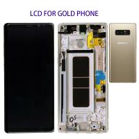 Samsung Galaxy Note 8 N950f Touch+Lcd+Frame Gold Service Pack