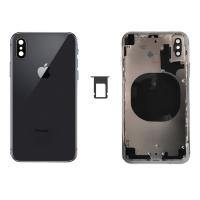 iphone X back cover with frame black OEM