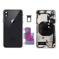 iphone X back cover with frame+accessories black original