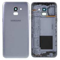 samsung galaxy j6 2018 j600 back cover+frame violet