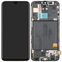 Samsung Galaxy A40 2019 A405F Touch+Lcd+Frame Black Service Pack