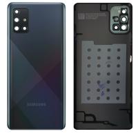 samsung galaxy a71 a715f back cover+camera glass black original