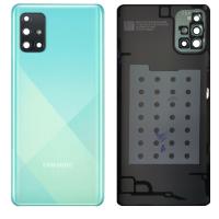 samsung galaxy a71 a715f back cover+camera glass blue original