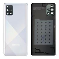 samsung galaxy a71 a715f back cover+camera glass white original