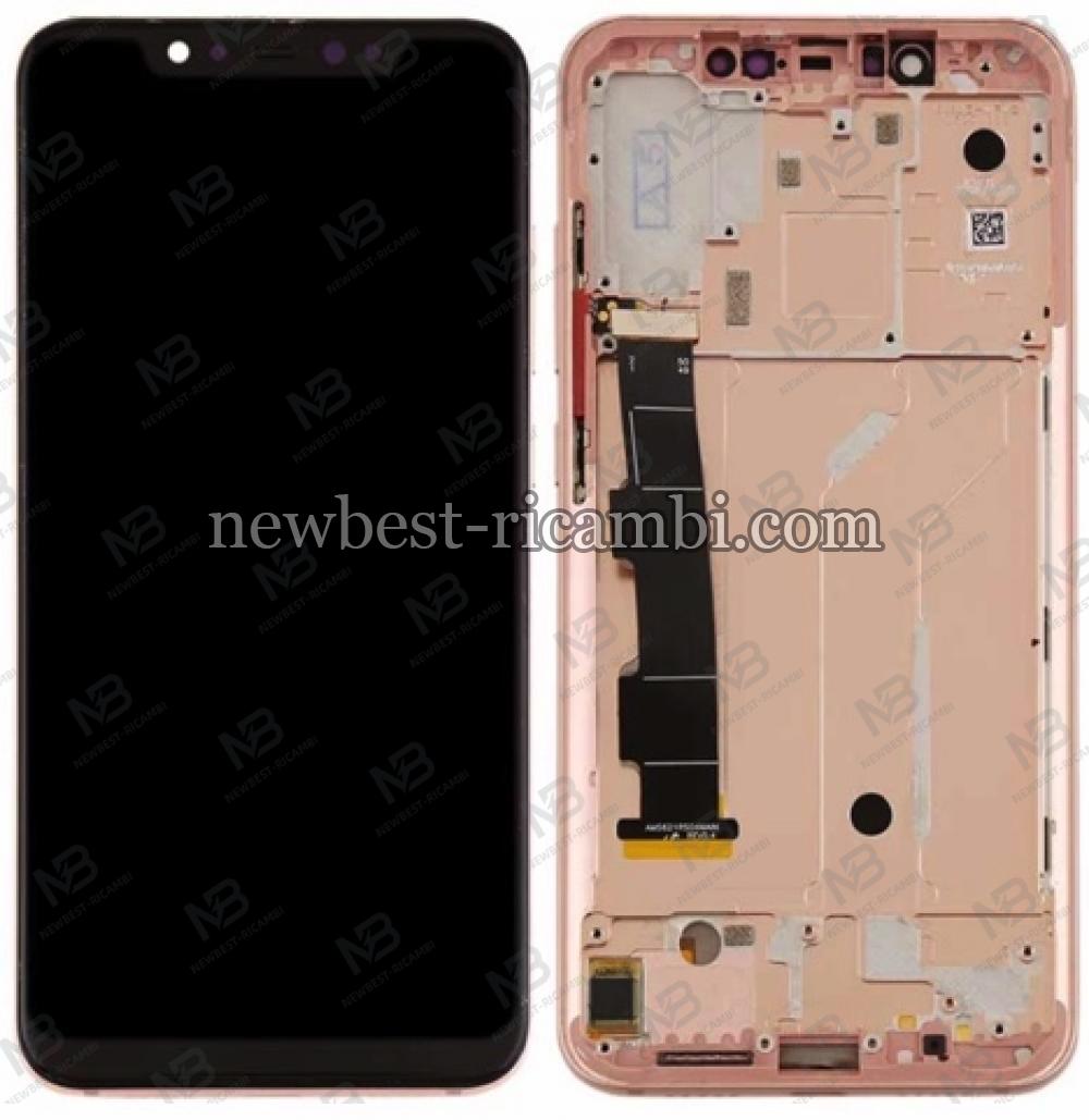 xiaomi mi 8 touch+lcd+frame pink original