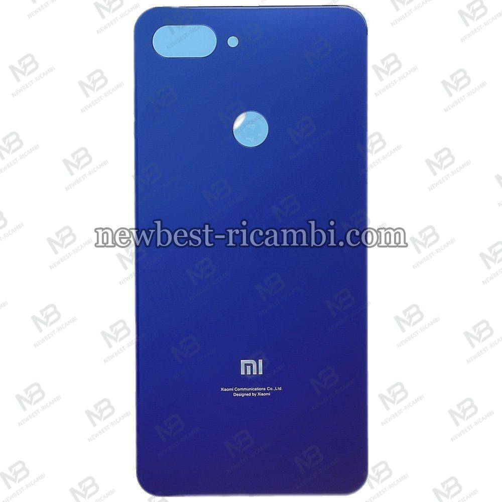 xiaomi mi 8 lite back cover blue