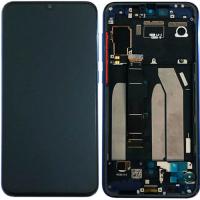 Xiaomi Mi 9 Se Touch+Lcd+Frame Blue Original Service Pack