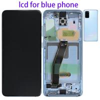 Samsung Galaxy S20 G980f G981 Touch+Lcd+Frame Blue Service Pack