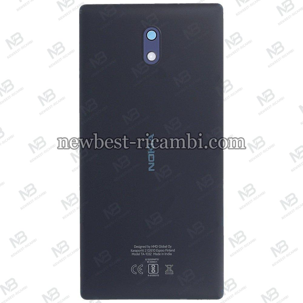 nokia 3 black cover blue 