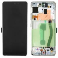 Samsung Galaxy S10 Lite G770 Touch + Lcd + Frame White Service Pack